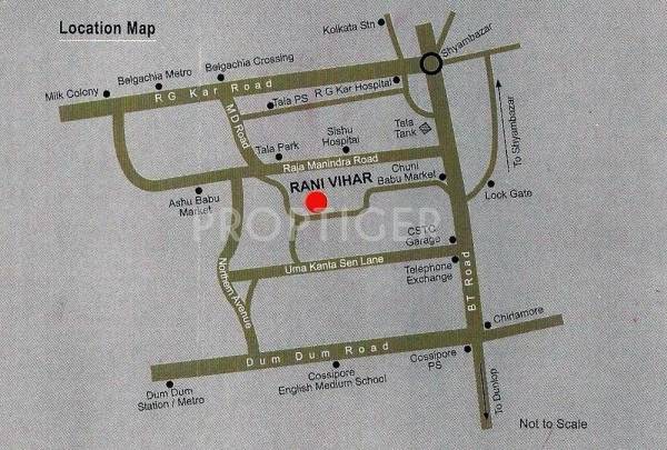 Beyond Bricks Realtor Rani Vihar Location Plan