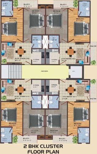 Images for Cluster Plan of Satyam SBI Residency 2