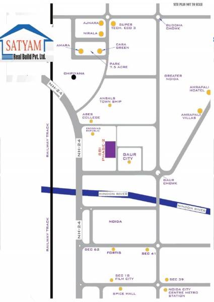Images for Location Plan of Satyam SBI Residency 2