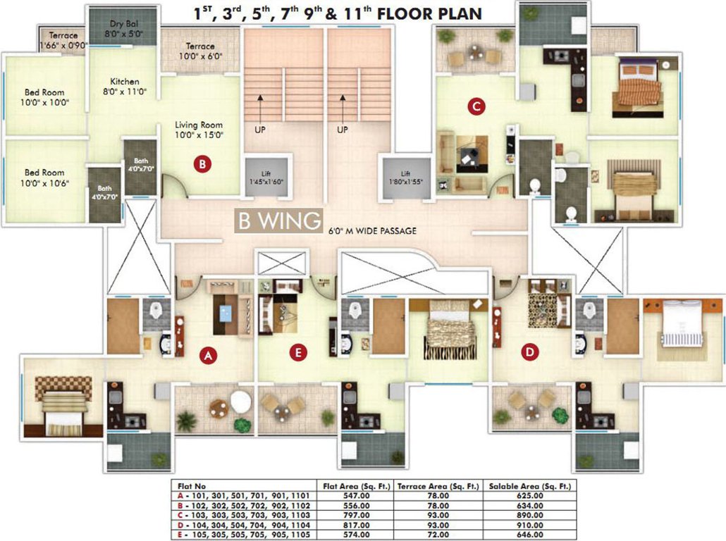  regency Images for Cluster Plan of Sky Sparsh Regency
