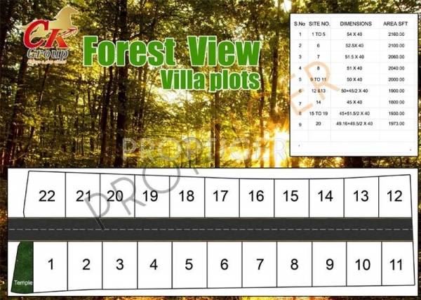 Images for Layout Plan of CK Brad Projects Forest View Plots