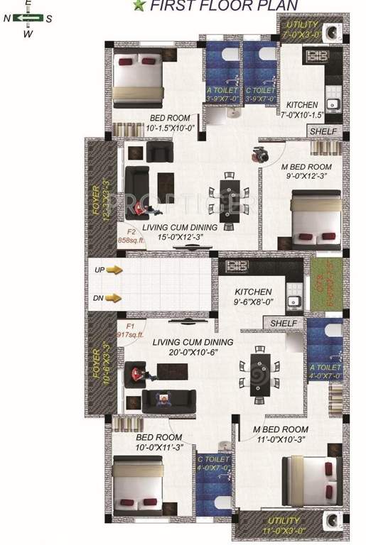 Images for Cluster Plan of Shree Vishva Flats