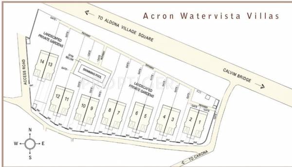Images for Layout Plan of Acron Watervista Villas