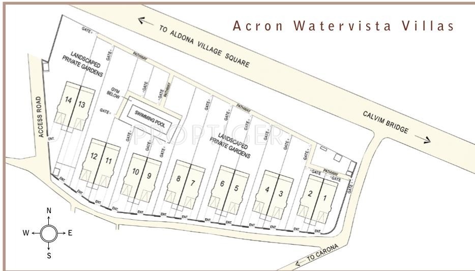 Images for Layout Plan of Acron Watervista Villas