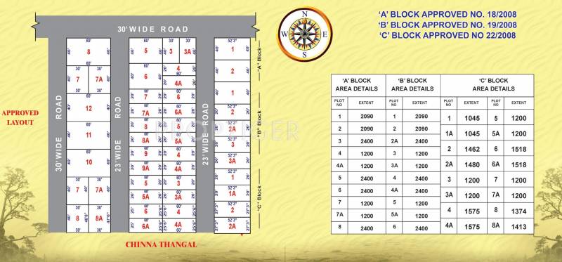 Images for Layout Plan of ABS Sri Ambal Nagar