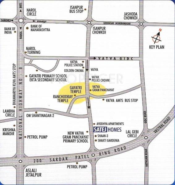 Images for Location Plan of Samved Satej Homes