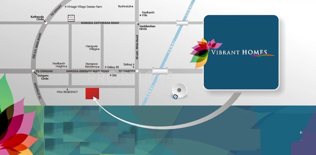 Images for Location Plan of Yashbhumi Construction Vibrant Homes