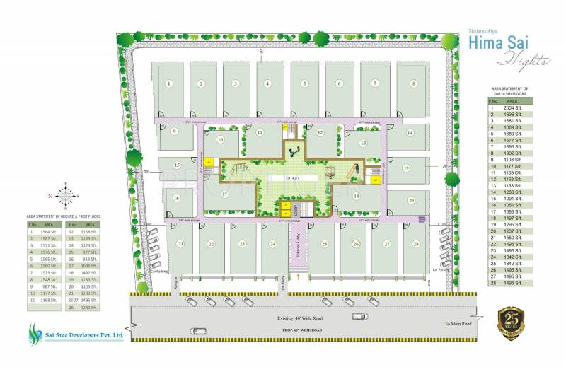 Sai Sree Developers HIMA SAI Hights Layout Plan