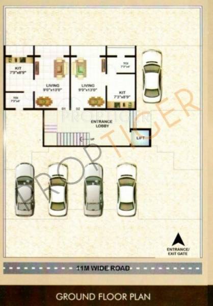 Images for Cluster Plan of Navadurga Navdurga