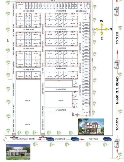 Images for Layout Plan of Adhaar Shivam Enclave