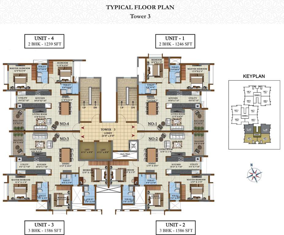 opus Images for Cluster Plan of Salarpuria Sattva Opus