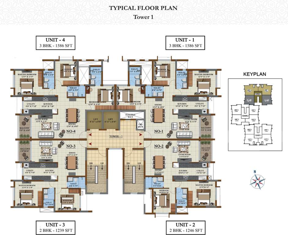 opus Images for Cluster Plan of Salarpuria Sattva Opus
