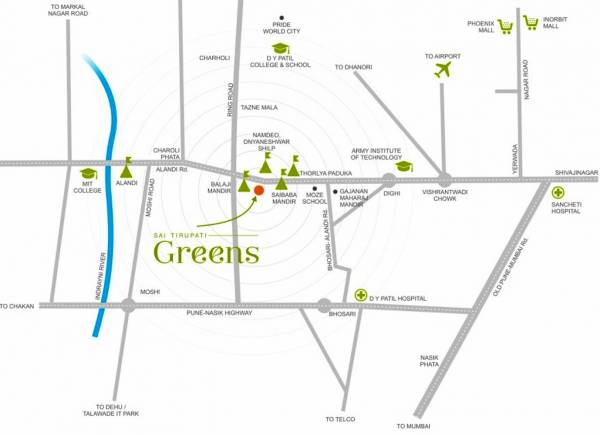 Images for Location Plan of Tirupati Sai Tirupati Greens