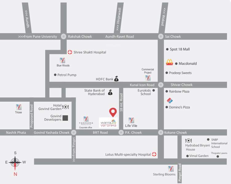  life veronica Location Plan