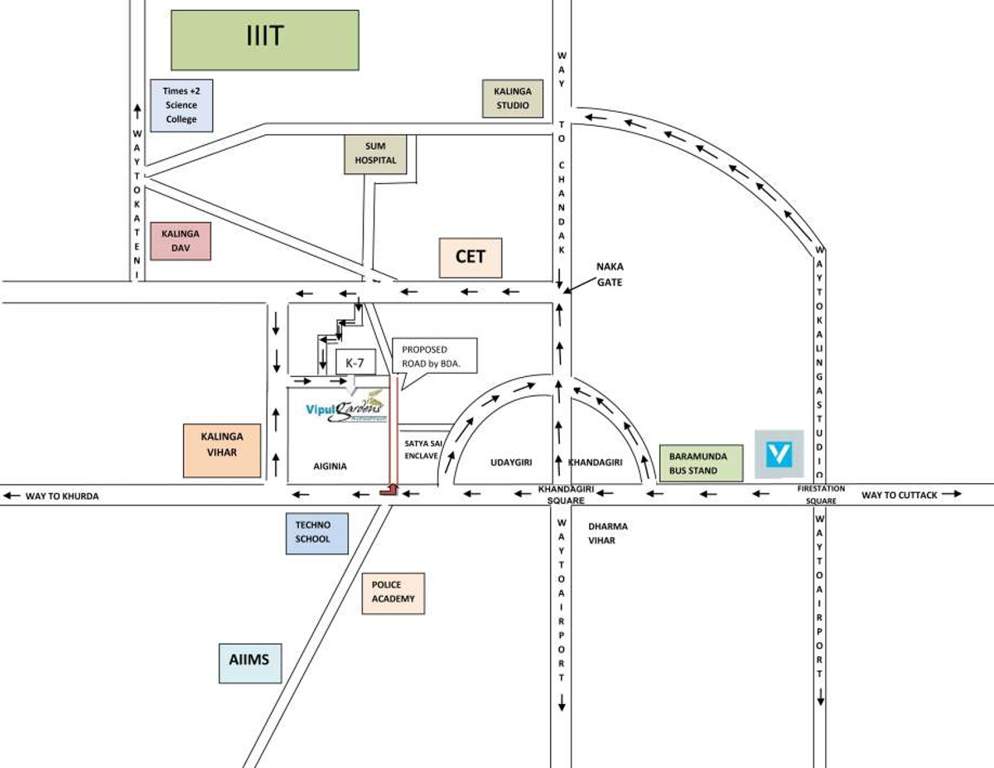vipul garden Images for Location Plan of DN Vipul Garden