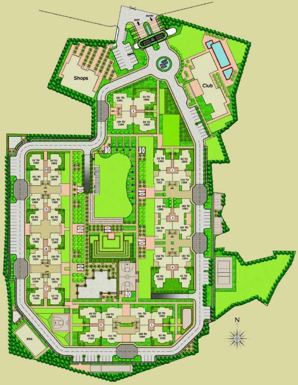 vipul garden Images for Master Plan of DN Vipul Garden