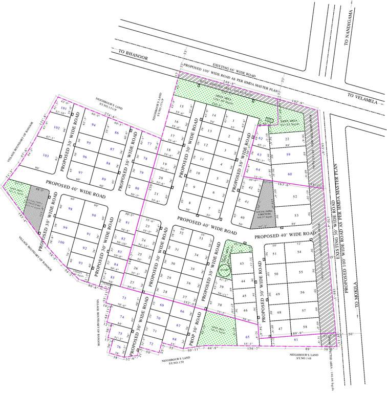 gachibowli paradise Images for Layout Plan of SRR Gachibowli Paradise