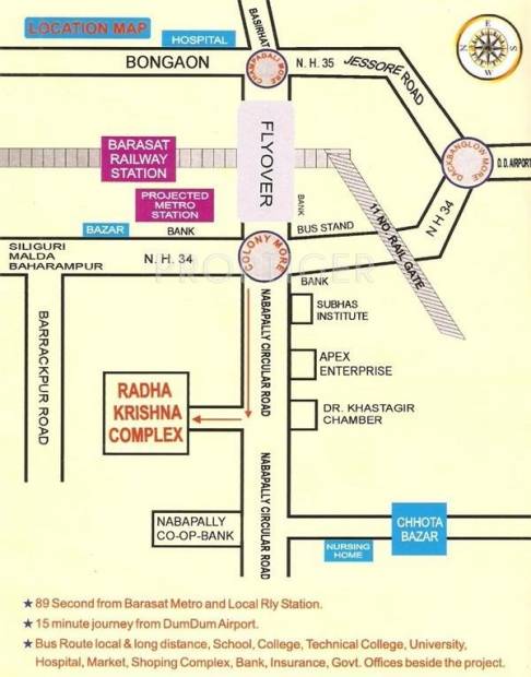 Images for Location Plan of Apex Radha Krishna Complex