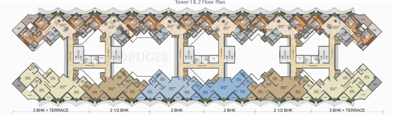 galaxy tower i to iii Tower II Phase II Cluster Plan