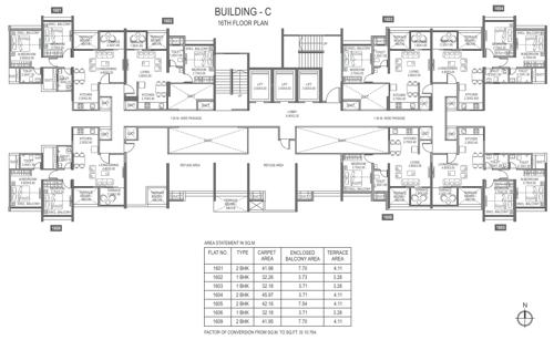  trident-towers Images for Cluster Plan of Paranjape Trident Towers