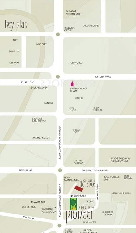 pioneer Images for Location Plan of Shubh Pioneer
