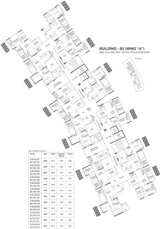 forest trails athashri b2 Images for Cluster Plan of Paranjape Forest Trails Athashri B2