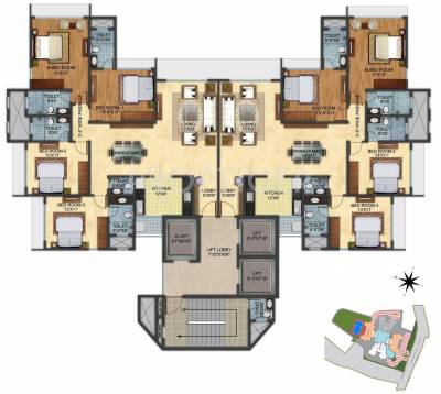 Images for Cluster Plan of Pashmina Pashmina Lotus Images for Cluster Plan of Pashmina Pashmina Lotus
