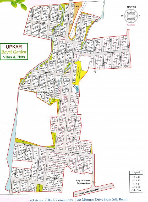 Images for Layout Plan of Upkar Royal Garden Plots