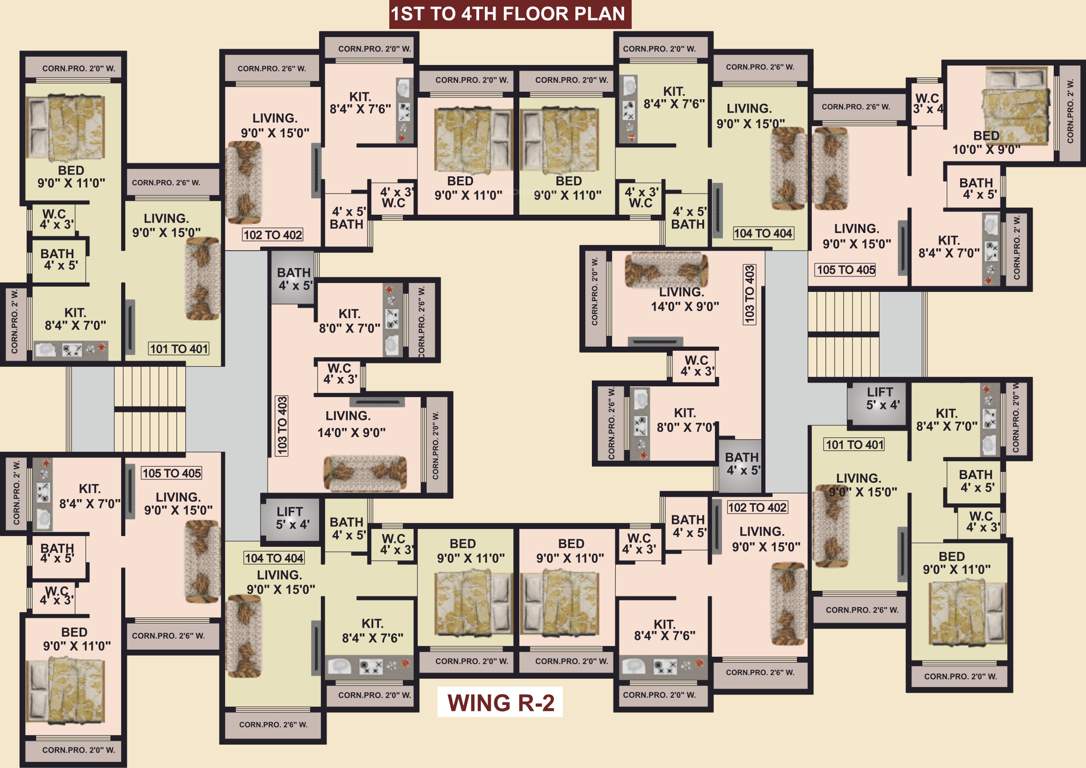  prestige Images for Cluster Plan of Shagun Prestige