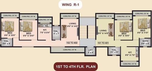  prestige Images for Cluster Plan of Shagun Prestige
