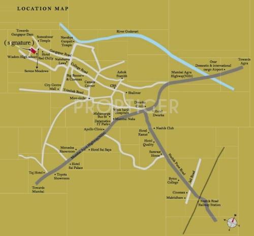  signature Images for Location Plan of Samraat Signature