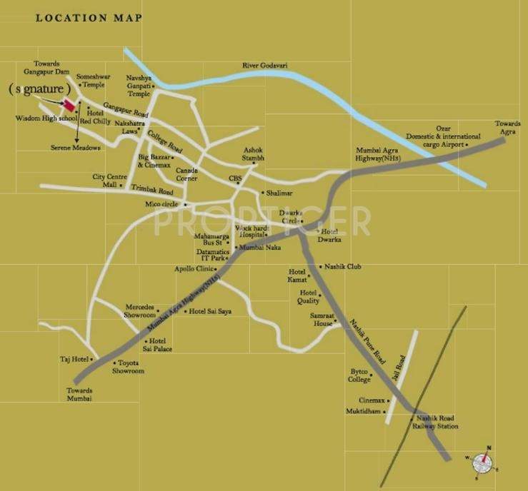  signature Images for Location Plan of Samraat Signature