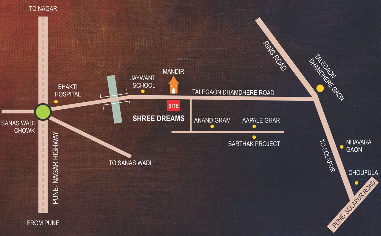  shree dreams Images for Location Plan of Chandan Shree Dreams