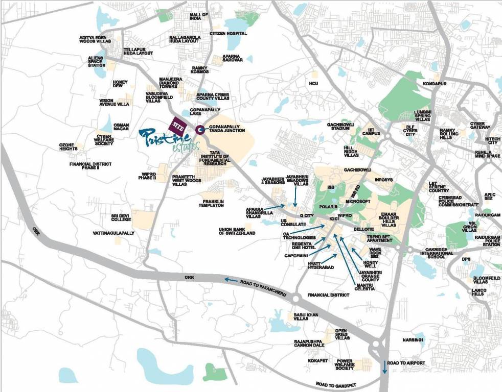 Images for Location Plan of Prathima Pristine Estates