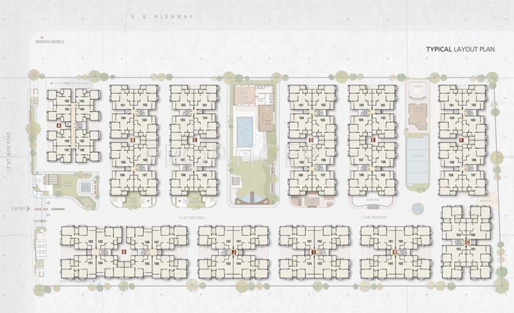 silver gardenia Images for Cluster Plan of Avirat Silver Gardenia