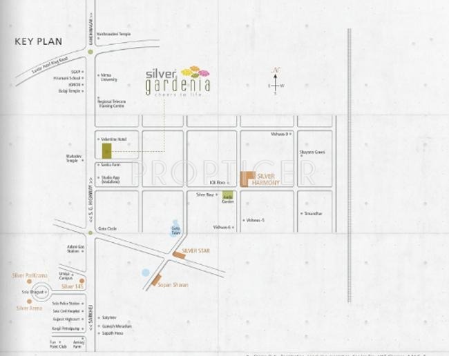 silver gardenia Location Plan
