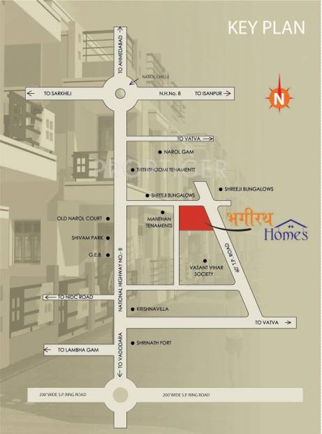 Images for Location Plan of Bhagirath Group Bhagirath Homes