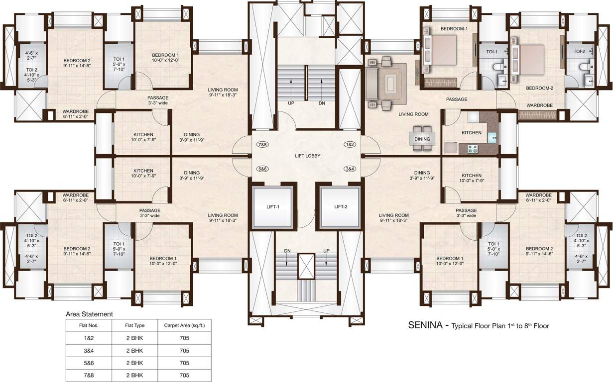  senina Images for Cluster Plan of Hiranandani Senina