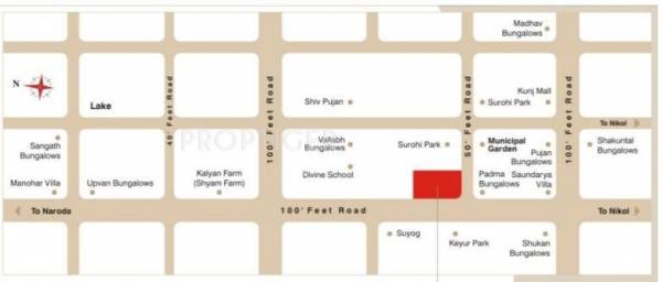 Sparsh Developers Dev Residency Location Plan