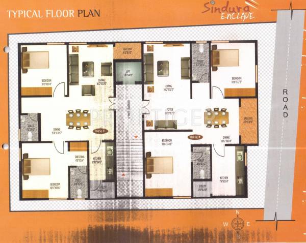 Images for Cluster Plan of VBM Builders Sindhura Enclave