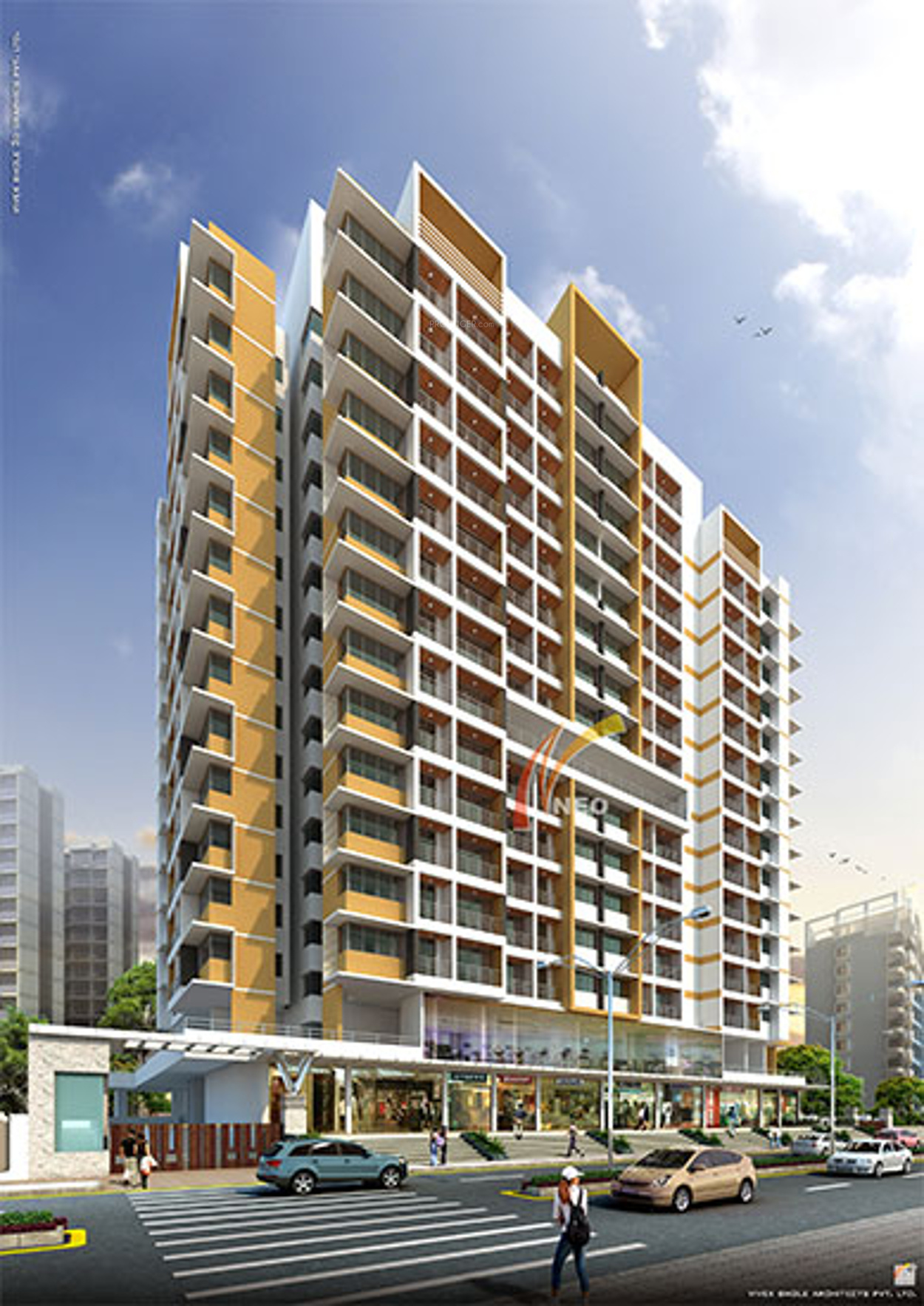 Main Elevation Image 1 Of Lotus Logistics And Developers Residency ...