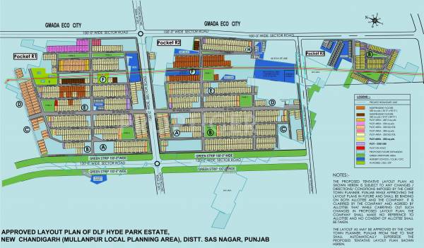 Images for Layout Plan of DLF Hyde Park Bungalows