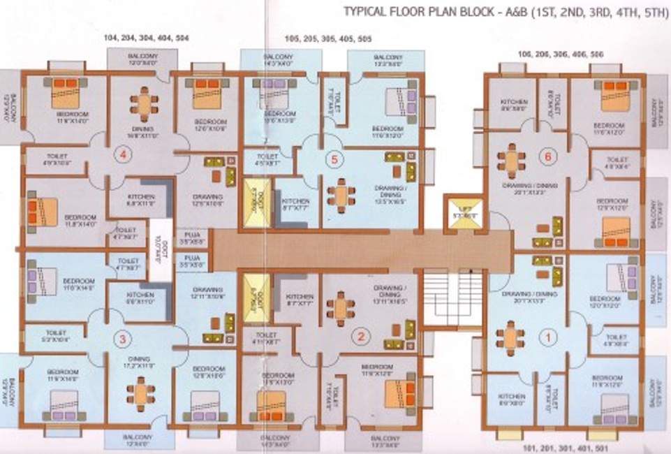 Images for Cluster Plan of Srusti Builders Elite