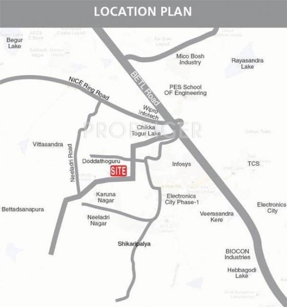 Images for Location Plan of VBM Builders Breeze County