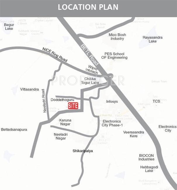 Images for Location Plan of VBM Builders Breeze County