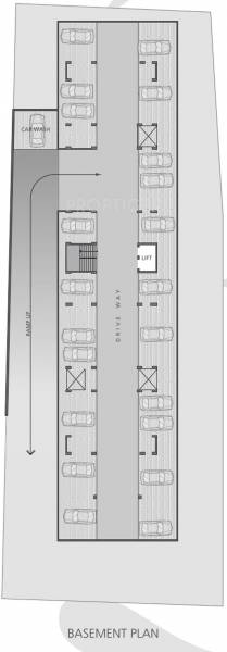 sureel-3 Single Tower Cluster Plan