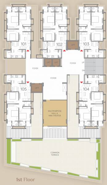 Images for Cluster Plan of Maruti Skylights Images for Cluster Plan of Maruti Skylights