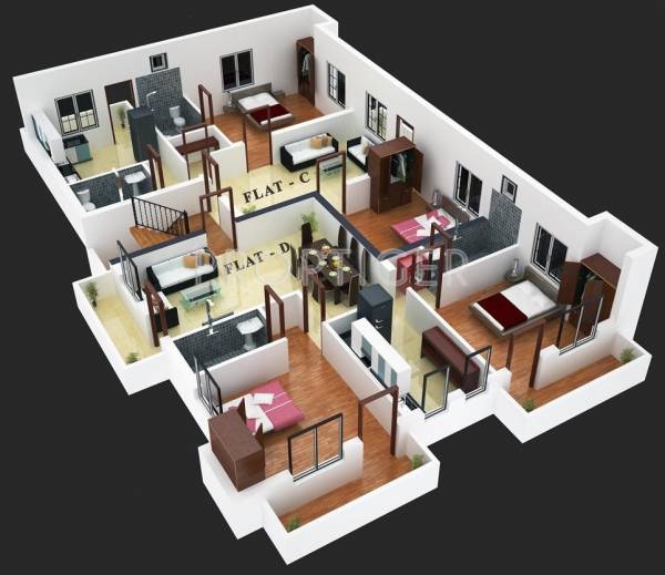 Images for Cluster Plan of Dhanam Castle