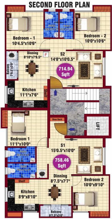 Images for Cluster Plan of JKB Sai Sankara