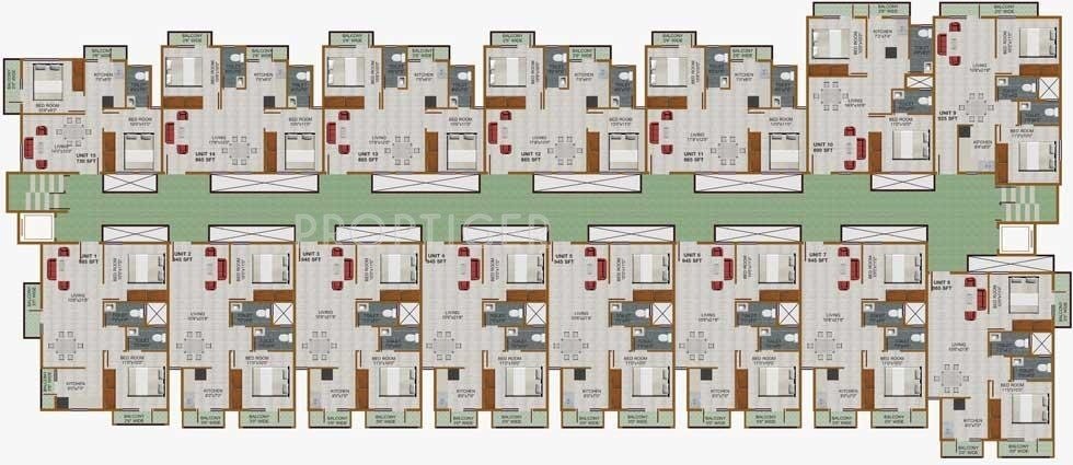 windsor Tower 1 Cluster Plan